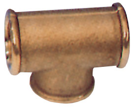 Allpa Messing T-Stück Mit Innengewinde, 3/4"