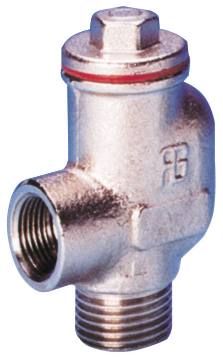 Allpa Messing Belüfter Mit Verschlußkugel, 1/2", Innen- & Außengewinde