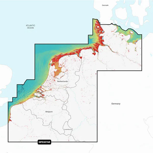 Navionics MSD/Platinum+ Regular NPEU076R Benelux & Deutschland, West