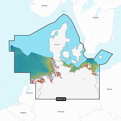 Navionics MSD/Platinum+ Regular NPEU077R Dänemark & Deutschland, Nord