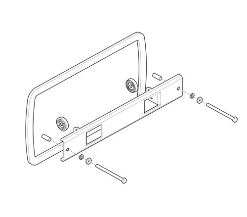 Humminbird IDMK H7R2 Konsolen Einbaumontage Kit Helix 7 G4/G4N