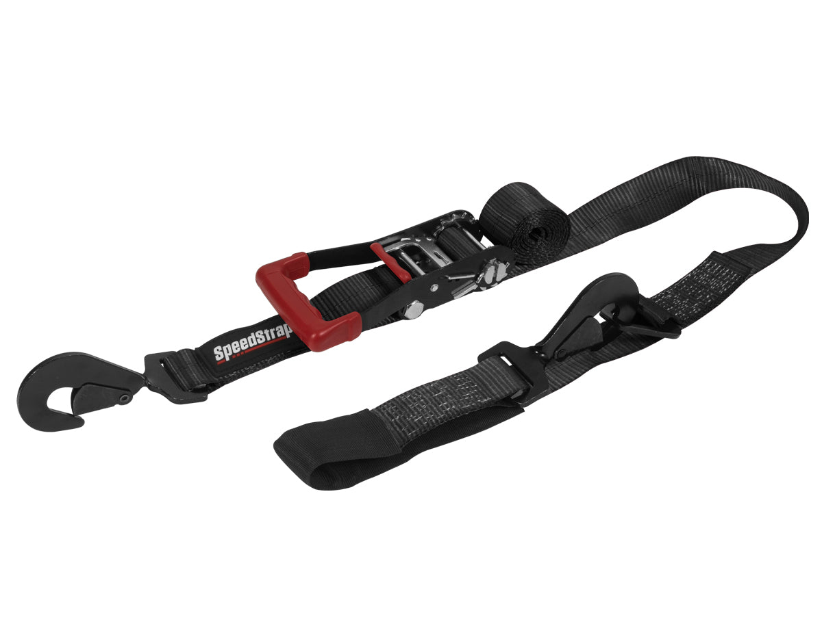 Speedstrap 50 mm Spannband mit Haken und Schlaufe, 300 cm, schwarz