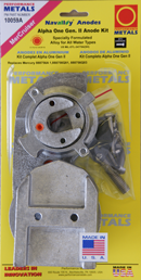 Allpa Aluminium Anode Kit Navalloy, Alpha-1-Gen Ii, 1991 - Present