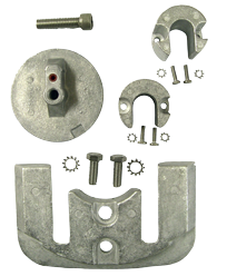 Allpa Aluminium Anode Kit Navalloy, Bravo-2, 1989 - Present & Bravo-3, 1989 - 2003