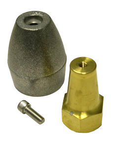 Allpa Aluminium Anode Kit Navalloy, Bravo 3 Retrofit