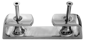 Allpa Niro Lippklampe Mit Leitrollen, Abm. 40x205x55mm, Leine Ø16-22mm