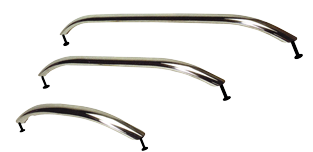 Allpa Niro Handlauf Mit M8-Gewindestifte, Ø25mm, H=50mm, L=500mm