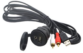 Allpa Wasserbeständiger Usb & 3.5mm Aux Anschluß