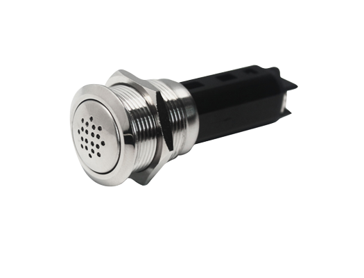 Allpa Niro Punkt Led Alarmsignal, On/Off, 12v, Ring Ø22mm, Bohrloch Ø19mm, Einbautiefe 54mm, Rot Led
