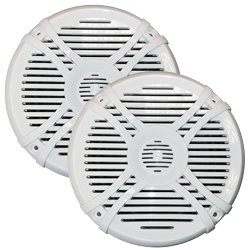 Allpa Wasserdichter Lautsprechersatz, 200w, Ø165mm, Weiß (Satz Von 2)