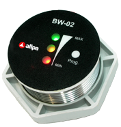 Allpa Batterie Kontrollmonitor Modell 'Bw-02', 7-32v, Ø35mm, 3-Wege-Überwachung Mit Alarm