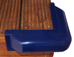 Allpa Stegfender Groß, 90°, 60x500mm, Blau