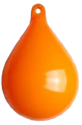 Allpa Anker (Markierungs) Boje, Ø260mm, L=360mm, Orange (Größe 3)