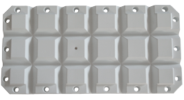 Allpa Multifender, 600x300x80mm, 3kg, Weiß