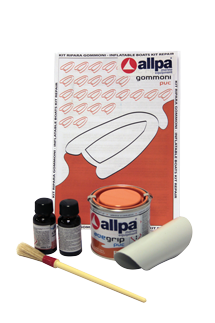 Allpa 2-Komponenten Reparatursatz Für Pvc-Boote, Hellgrau