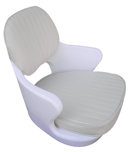 Allpa Schalensitz Modell 'Kreta', Weiß