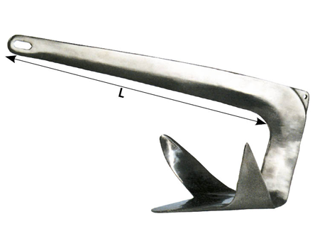 Allpa Niro Allpa Anker, Poliert, 30kg