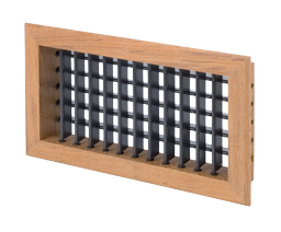 Allpa Teak-Luftauslaßgitter, 254x127mm