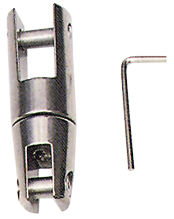 Allpa Niro Ankerketteverbindungsglied, A=84mm, B=15mm, C=9mm, D=36mm, E=25mm (Wirbelnd Modell, Bis 850kg)