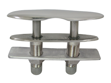 Allpa Niro Versenkbare Klampe, A=202mm, B=37mm, C=70mm, D=70mm, E=23mm, F=31mm