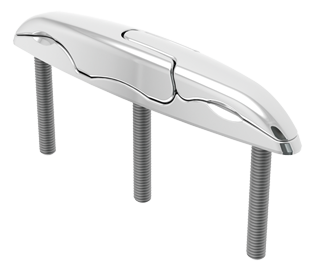 Allpa Niro Klappbare X-Klampe, A=240, B=34, H1=33, H2=54mm, Montage 3xm10/56mm