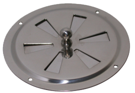 Allpa Niro Lüftungsrosette Mit Drehscheibe, Ø102mm