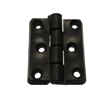 Allpa Nylonscharnier, 50x40mm, Schwarz