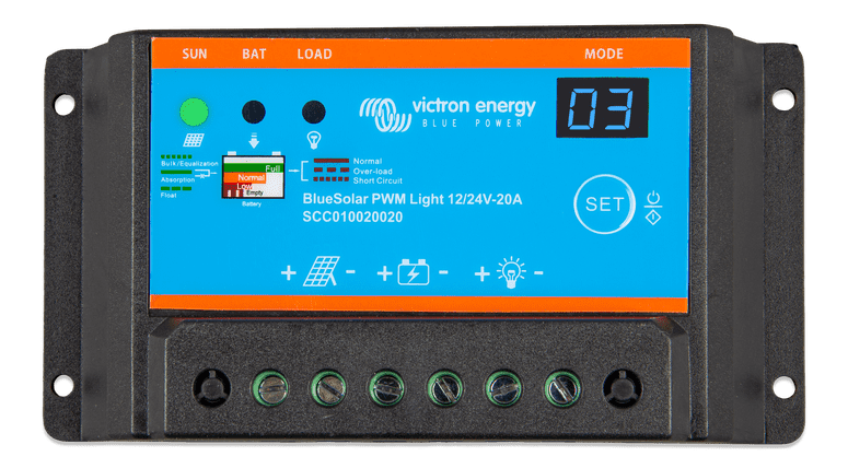 Victron BlueSolar PWM-Light Licht Charge Controller 12/24 Volt 5A bis 30A