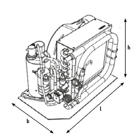 allpa Marine Air Conditioning Model 16000 - Kompletter Satz