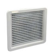 Allpa Lufteinlassgitter Mit Filter (Kunststoff), 254x254mm