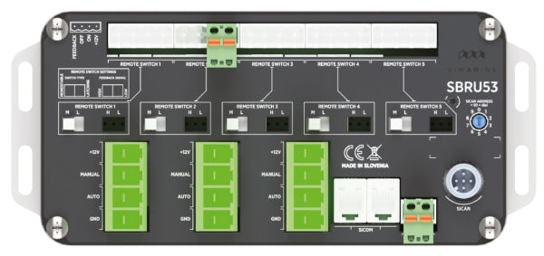 Simarine Remote switch and bilge pump unit SBRU53
