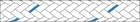 GLEISTEIN GeoOne PES 8-fach Flaggleine Flaggenleine 1-5 mm, 250 Mtr. Spule