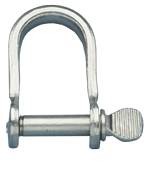 Allpa Niro Schäkel, Ø5mm, B=16mm, H=25mm (Bruchlast 1050kg)