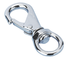 Allpa Niro Schnapphaken Wirbelend, Ø22mm, L=113mm