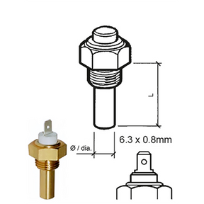 Veratron VDO Kühlmitteltemperatur Sensor 40 – 120 °C, 1polig, M14x1,5