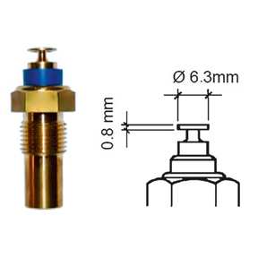 Veratron VDO Kühlmitteltemperatur Sensor 40 – 120 °C, 1polig, M10 x 1 konisch, kurz