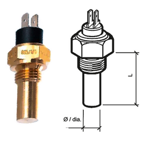 Veratron VDO Kühlmitteltemperatur Sensor 40 – 120 °C, 2polig, 1/2" – 14 NPTF
