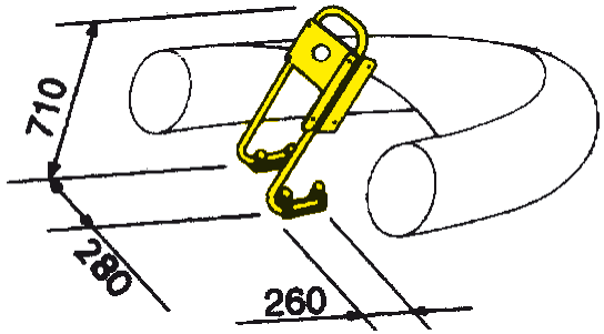 Seastar Steuerbügel P55