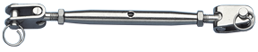 Allpa Niro Wantenspanner Mit Toggle, Stag Ø4mm (Bruchlast 2200kg)