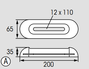 PLASTIMO ZINKANODE 200x65x35 MM, 1,2 KG