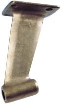 Allpa Bronze Wellebock/Montageplatte Mit Rechteckiger Montageplatte, Für Welle Ø45mm