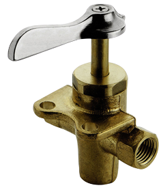 Allpa Messing 3-Wege Hahn, 3/8", 12-15mm