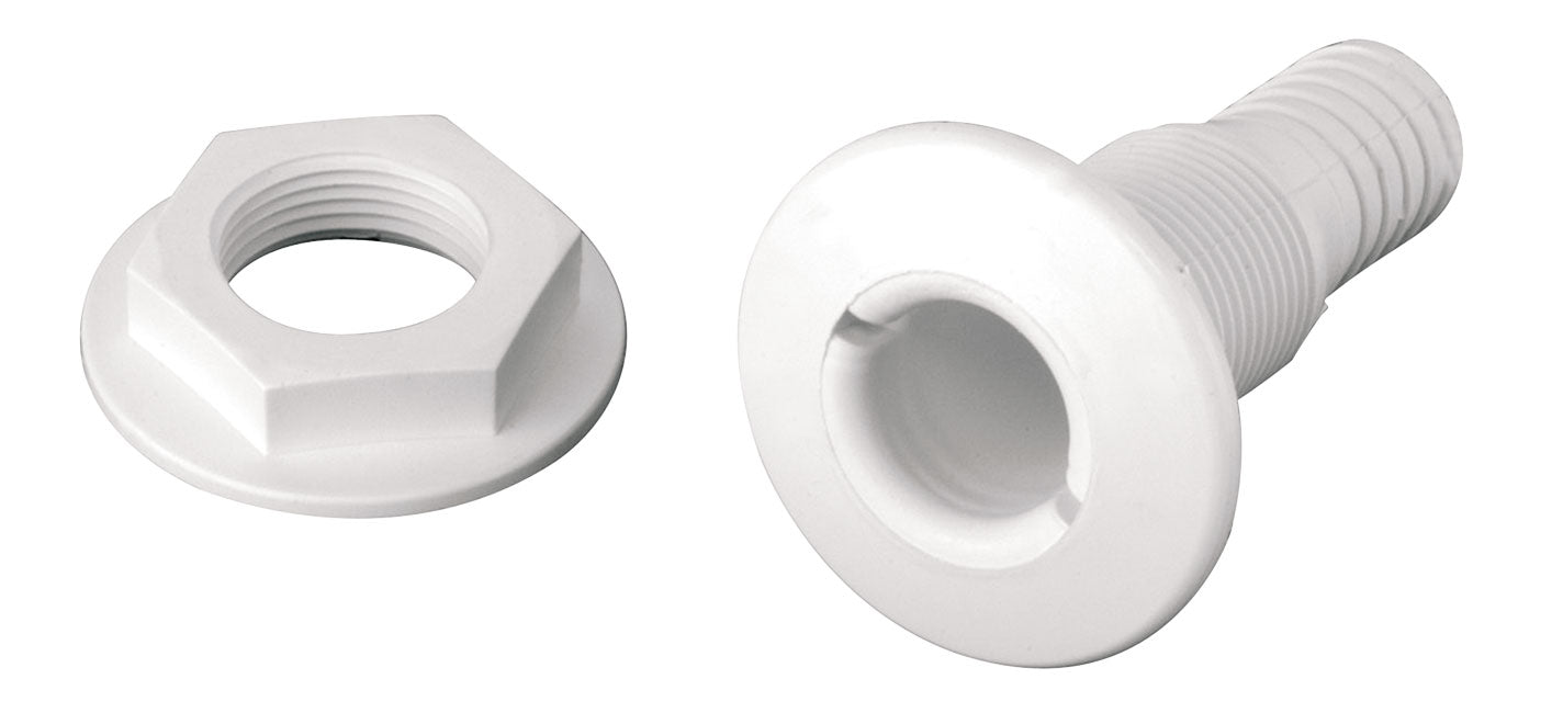 Allpa Kunststoff Fitting (Borddurchlaß), 1-1/2"X38mm, Weiß