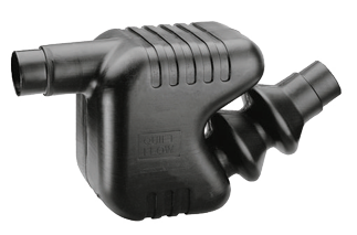 Allpa Kunststoff Wassersammler/Schalldämpfer, Schlauchanschluß Ø100/115mm, Inhalt 33l, Kapazität 300ps