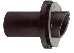 Allpa Kunststoff Borddurchlass Mit Niro Ring, Anschluss Ø40/45/50mm