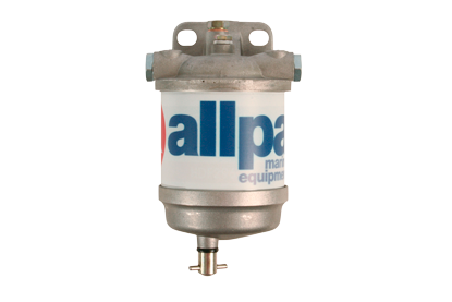 Allpa Dieselfilter Mit Wasserseparator Und Aluminiumbehälter, 50l/H (Iso 7840:2004, Iso 1008:2009)