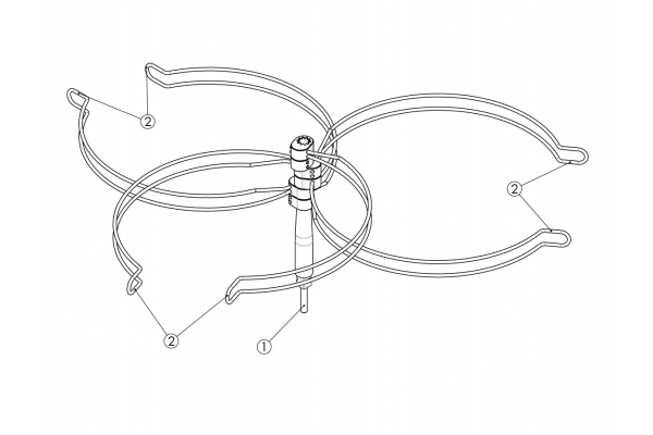 Allpa Topfhalter Für 3 Brenner