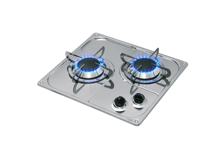 Allpa Gaskocher Niro, Brenner: 2x Mittel