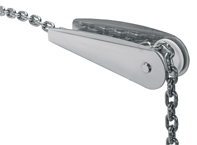 Allpa Niro Ankerbugrolle, A=200mm, B=50mm, C=65mm (Festes Modell, Bis 7,5kg)