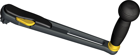 Antal Winsch-Kurbel 'Speedylock', L=250mm, Gewicht 0,53kg, Ball-Griff